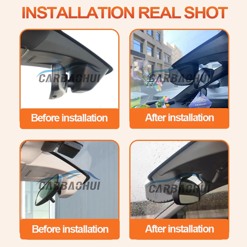 Car DVR for Honda Civic 11th Gen 2023 2022 Sedan & Hatchback & Si Sedan,HD 4K 2160P Plug and play Dash Cam Camera