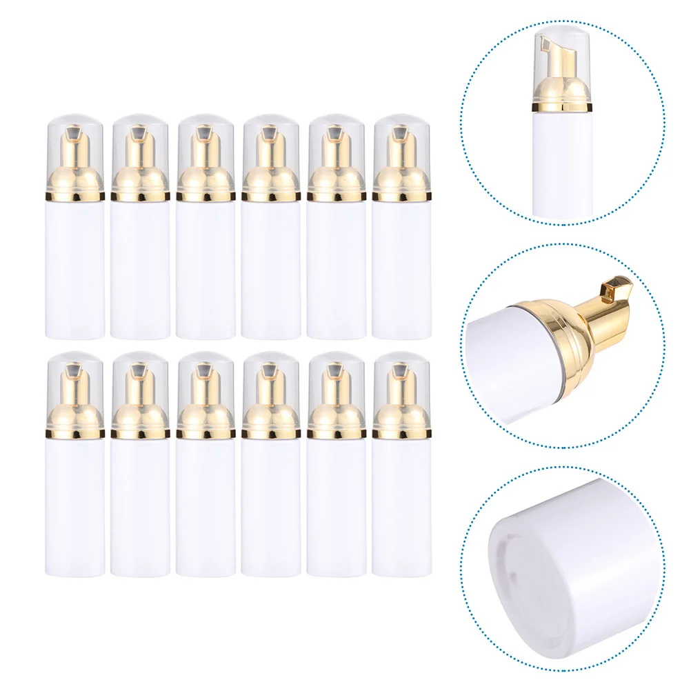 

12 Pcs Plastic Foam Bottle Lotion Dispenser Pump Empty Soap Facial Bottles The Pet Baby Foaming