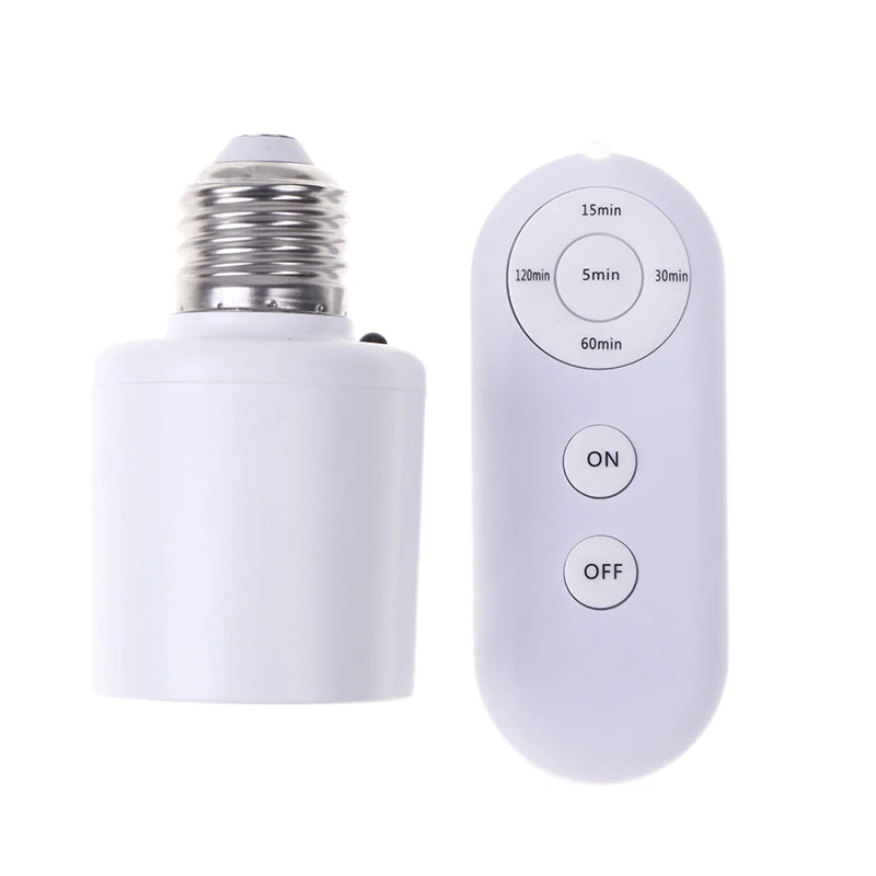 

Wireless Remote Control E27 Lamp Holder Radar Sensor Lamp Holder Converter LED Bulb Light Wireless Switch Kit AC180-250V