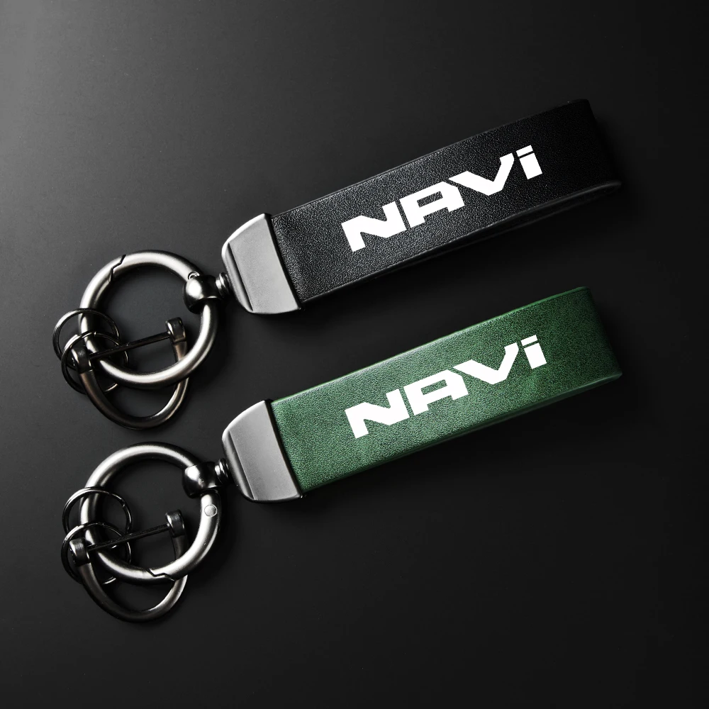 Motorrad-Schlüsselanhänger aus hochwertigem Leder, Carbon-Leder-Schlüsselanhänger, Zubehör für HONDA DREAMWING NAVi 110 Navi 2016–2022