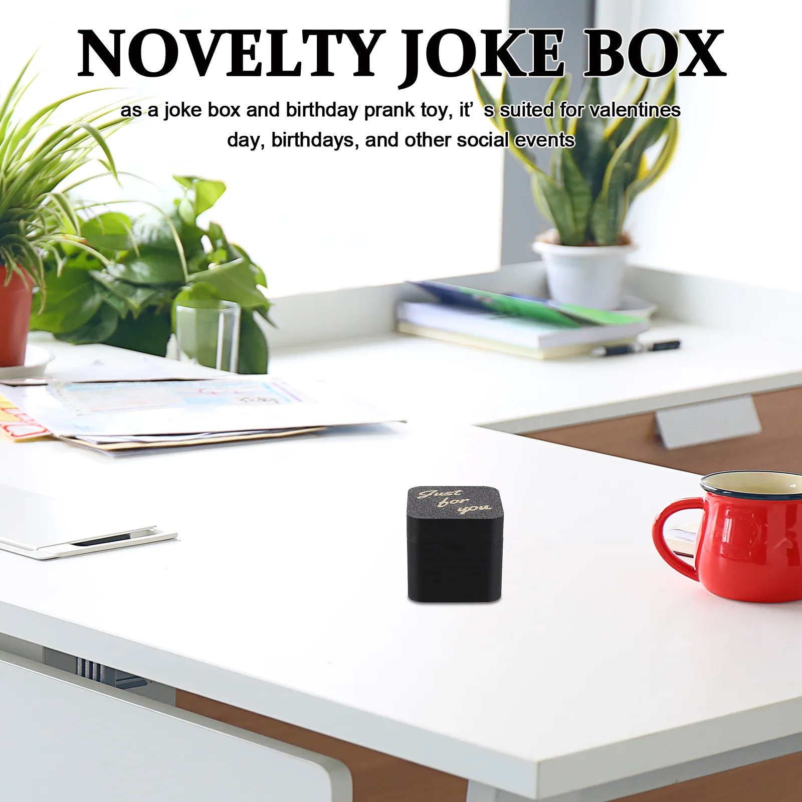 Finger-Kneif-Scherzbox Rot Valentinstag Scherzartikel Pop-Up Überraschungsgeschenk Büro Geburtstag Weihnachten