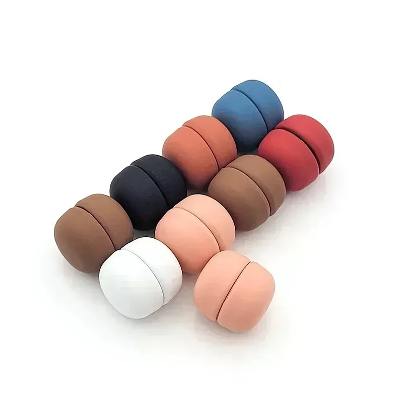 1 Pair Magnet Buttons Invisible Magnetic Metal Buttons DIY Clothing Headband Scarf Hat Clasp Decoration Moslem Sewing Supplies