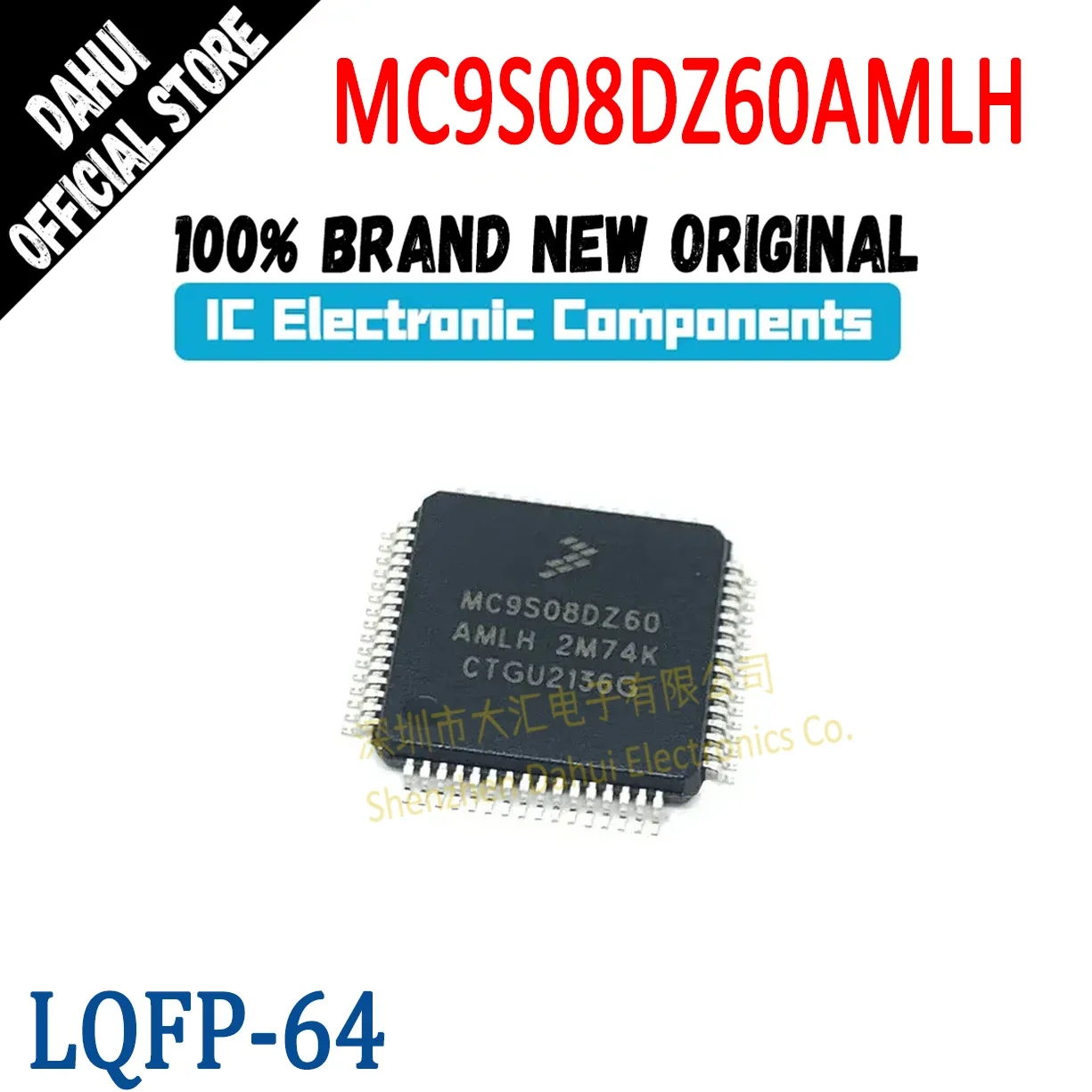 

Quality Brand New MC9S08DZ60AMLH MC9S08DZ60 MC9S08DZ MC9S08 IC MCU Chip LQFP-64