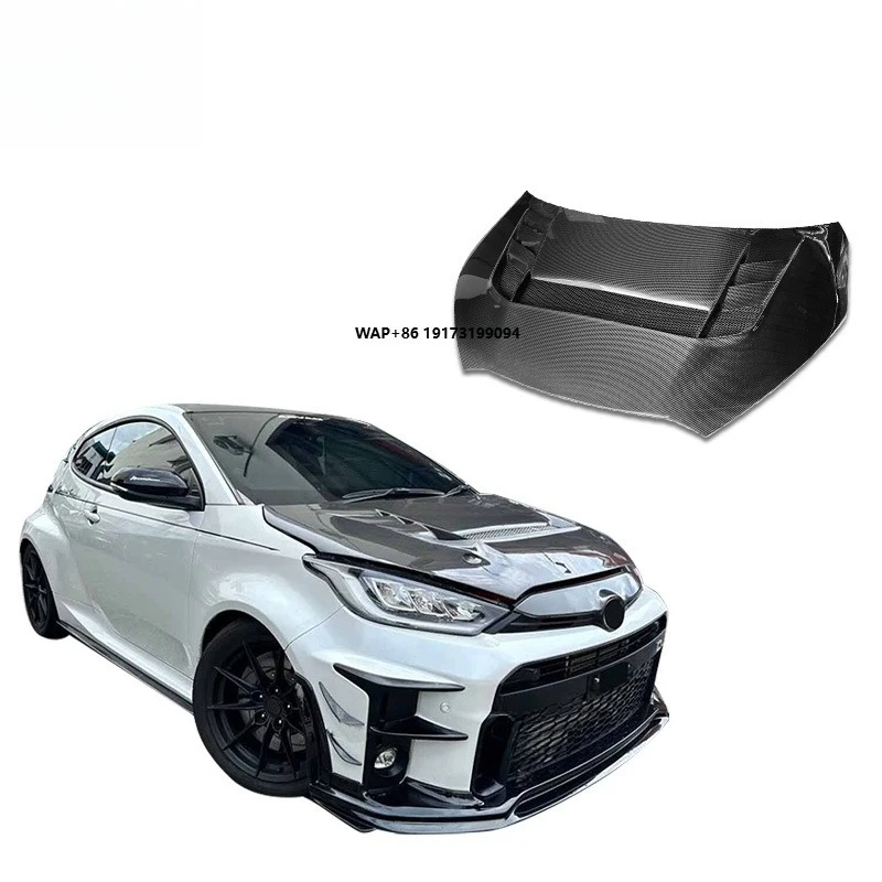 

New Carbon Fiber Hood for GR and Cars-Retrofit Upgrade Kit with Bolts & Screws
