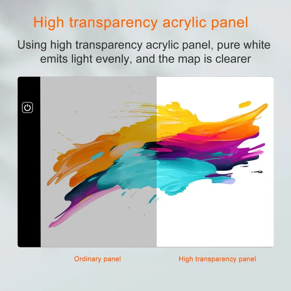 LED-kopieerbord A4 Tracing Board Schildersjablonen Animatie Ultradun ontwerp Kopieergereedschap met instelbare helderheid