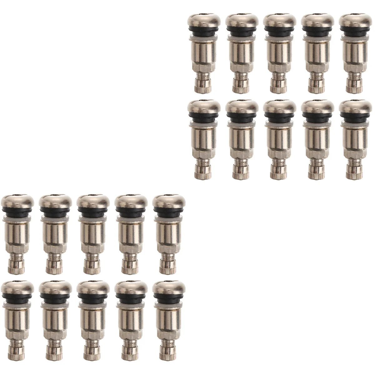 20 pcs Car Tire Valves Core Tire Valves Bolt-in Car Tire Tubeless Valves Stem