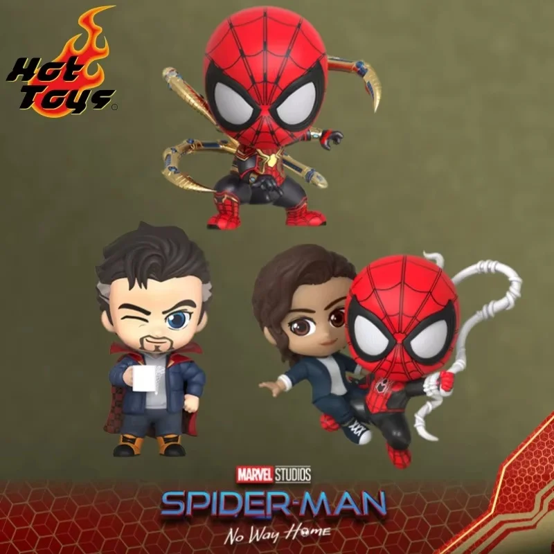 Toys Cosbaby Spider Man No Way Home Three Generations Of Spiderman In The Same Frame Mj Doctor Strange Model Art Collection