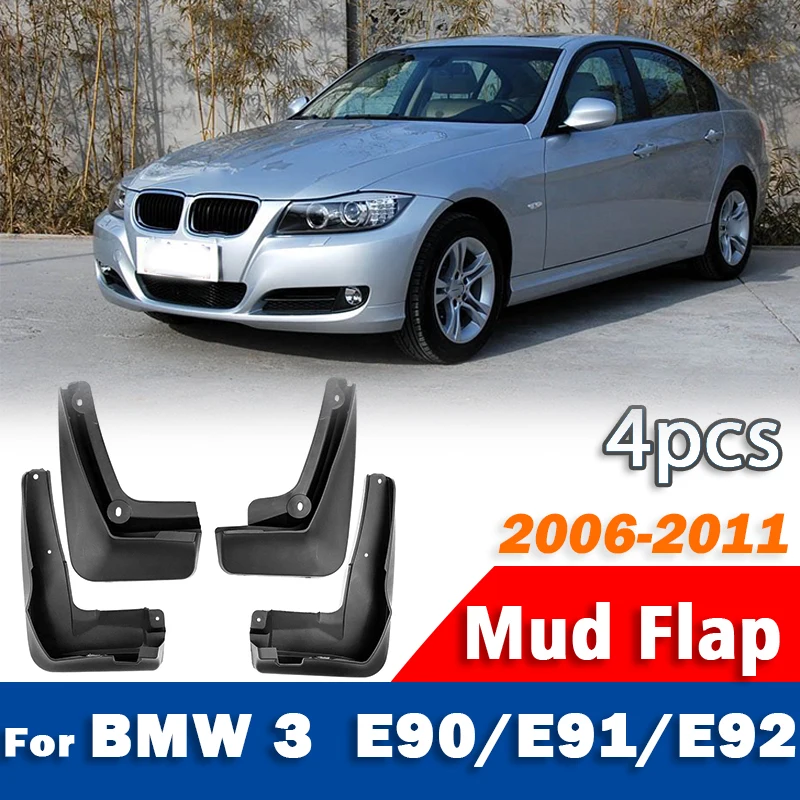 

FOR BMW 3 Series E90 E91 E92 Mudguard Mud Flap Guards Splash Fender Mudflaps Car Accessories 4x 2006 2007 2008 2009 2010 2011