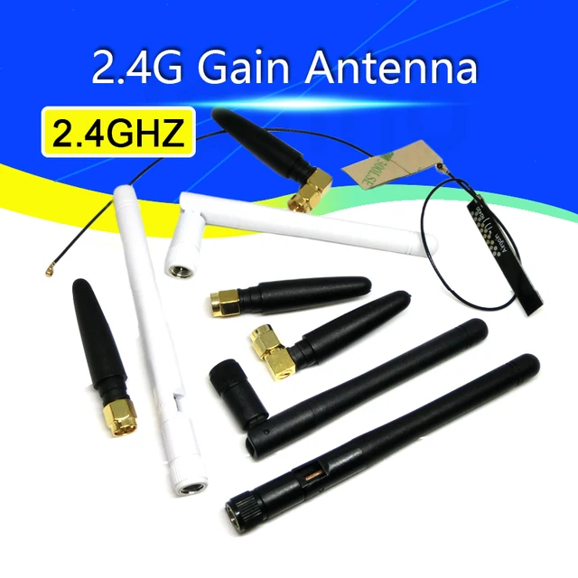 3dBi 2.4ghz Antena WIFI SMA Męski Router Anteny Bluetooth Moduł bezprzewodowy 2.4g Antena Zewnętrzna Antena RP-SMA-J sprężyna