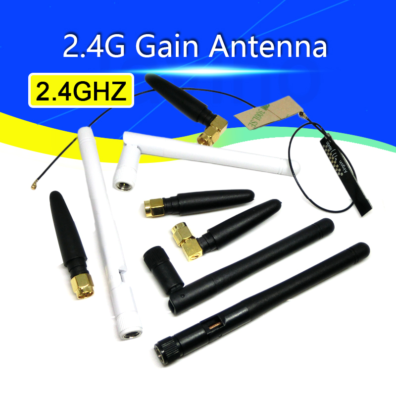  3dBi 2.4ghz WIFI Antenna SMA Male Router Bluetooth Antennas Wireless Module 2.4g Antena External Aerial RP-SMA-J spring 