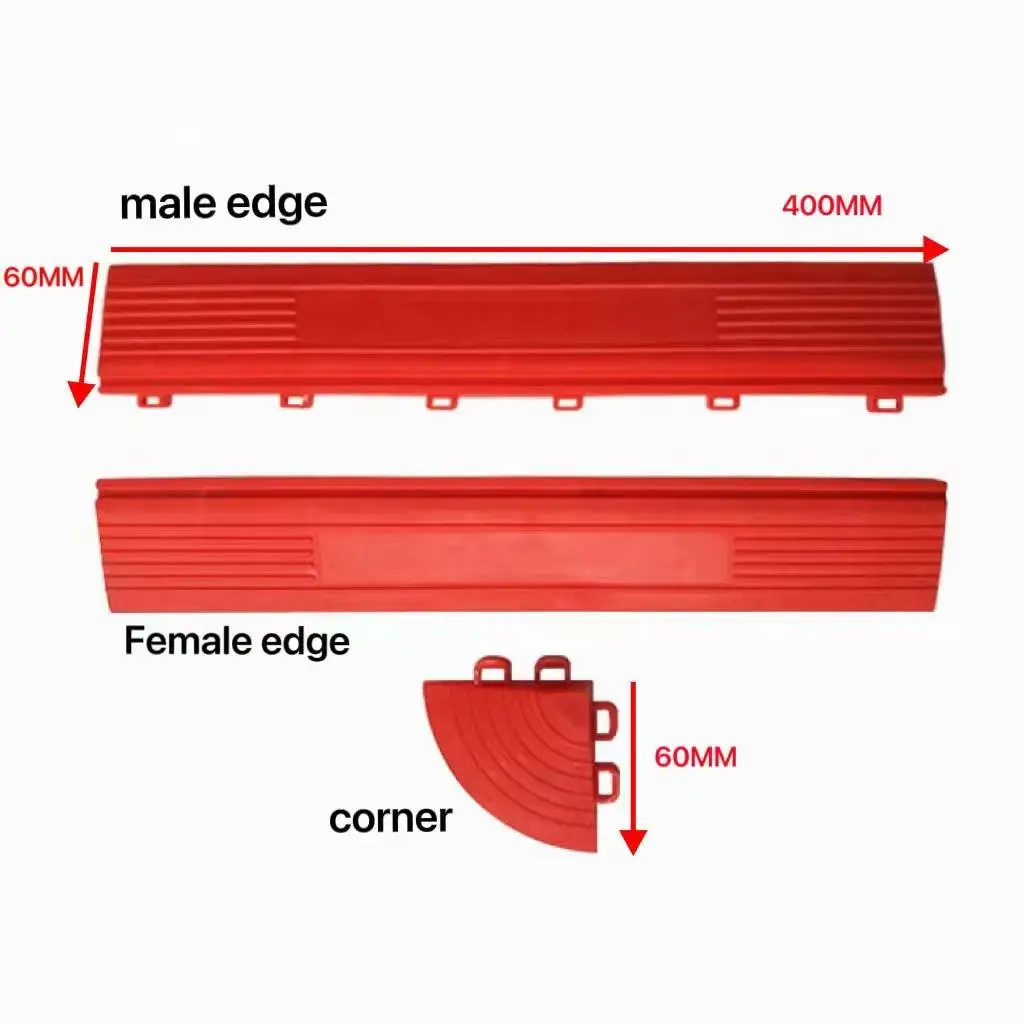 Plastic Modular Pp Pvc Floor Garage Slabs Interlocking Plastic Flooring Waterproof Floor Tiles
