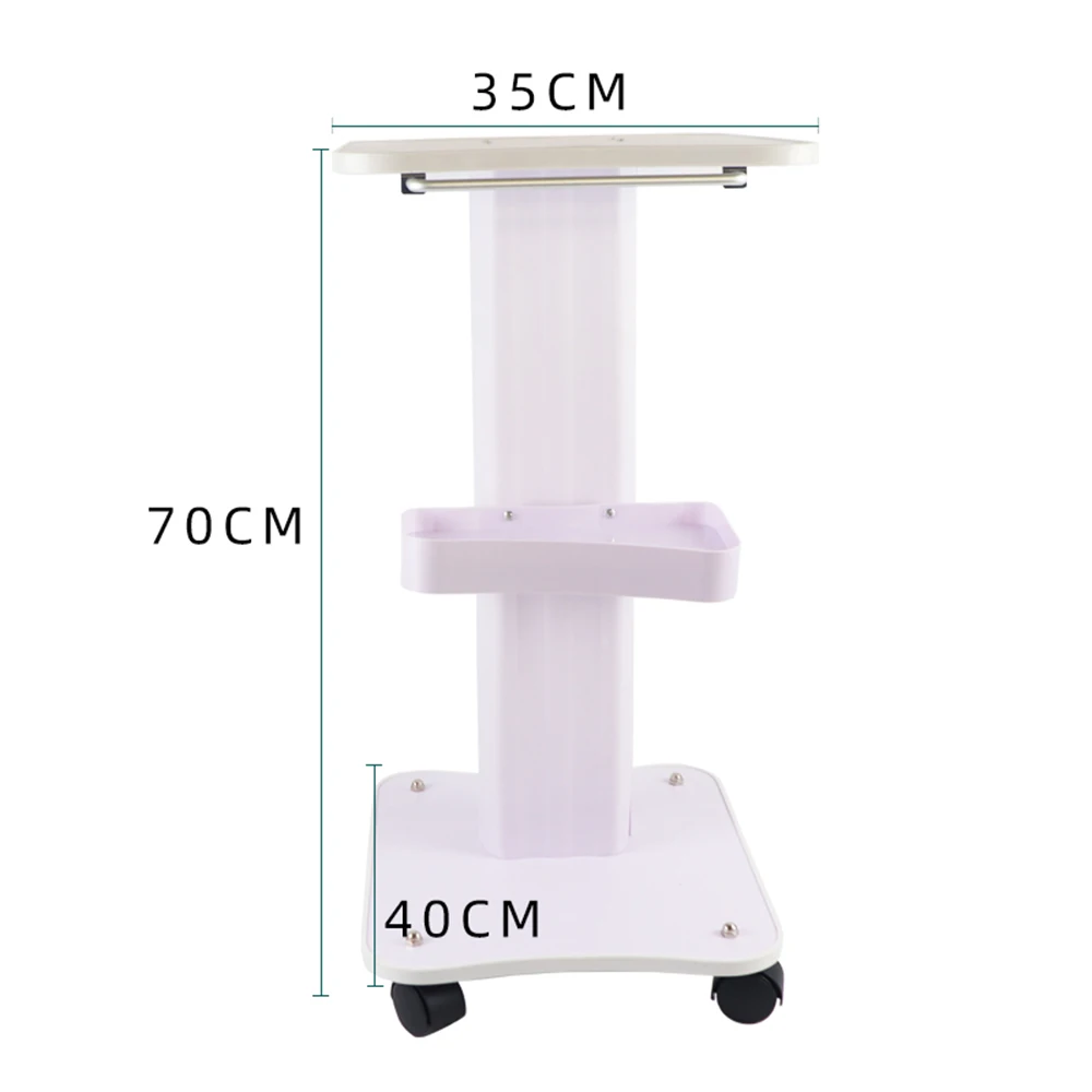 SPA Salon Trolley Stand For Cavitation RF Beauty Machine Assembled Rolling Cart