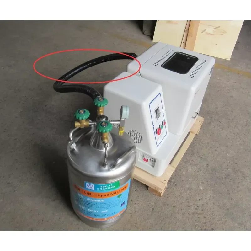 i Cryogenic Low Temperature Planetary Ball Mill with Cooling Insulation Motor & Bearing for Nano Powder and Food Processing