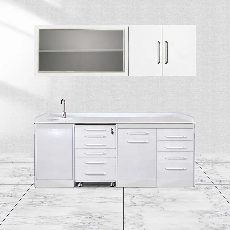 Modern Dental Cabinet Furniture Clinic Used Stainless Steel Customized Wall Cabinet Dental Furniture