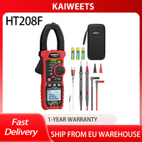 KAIWEETS HT208F Inrush Digital Clamp Meter, 15min Auto-shutdown, 1000A with Backlit, TRMS 6000 Counts, 38mm Large Jaw Design