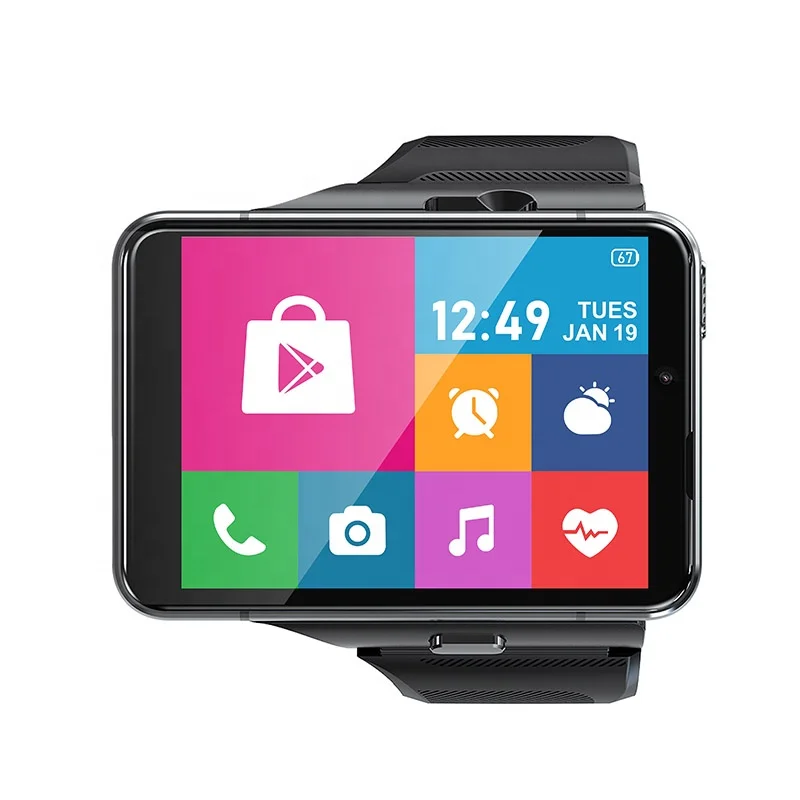 

UNIWA DM200 2.88 Inch Big Touch Screen WiFi Video Call 4G Android Smartwatch With 13MP Camera