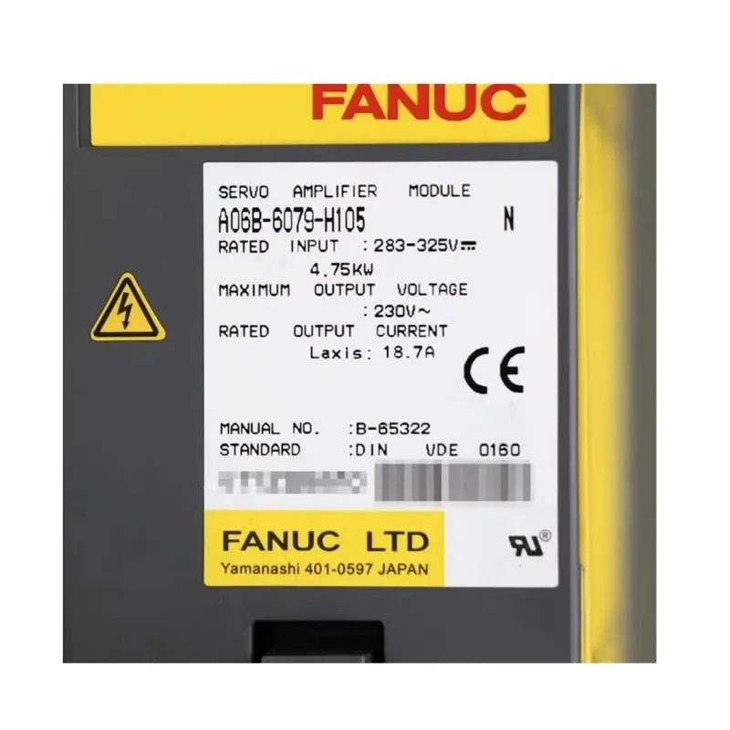 Imagem -05 - Usado Módulo Amplificador Servo Drive Fanuc A06b6079-h105 A06b 6079 H105