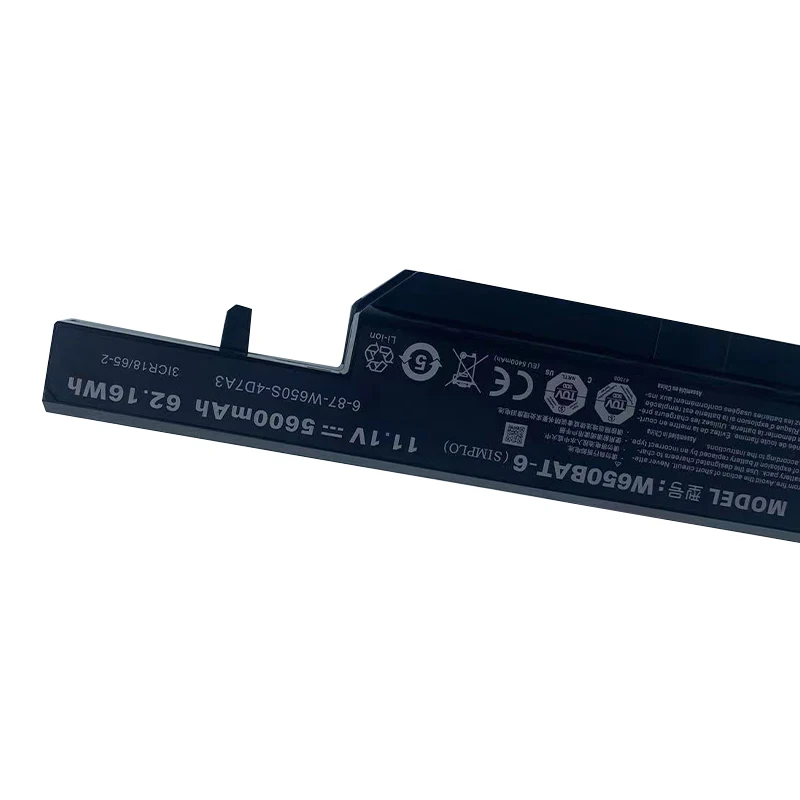 Imagem -04 - Bateria do Portátil para Clevo W650dc W650rb W650rc W650rc1 W650rn 687-w650s4d7a2 Notebook W650bat6