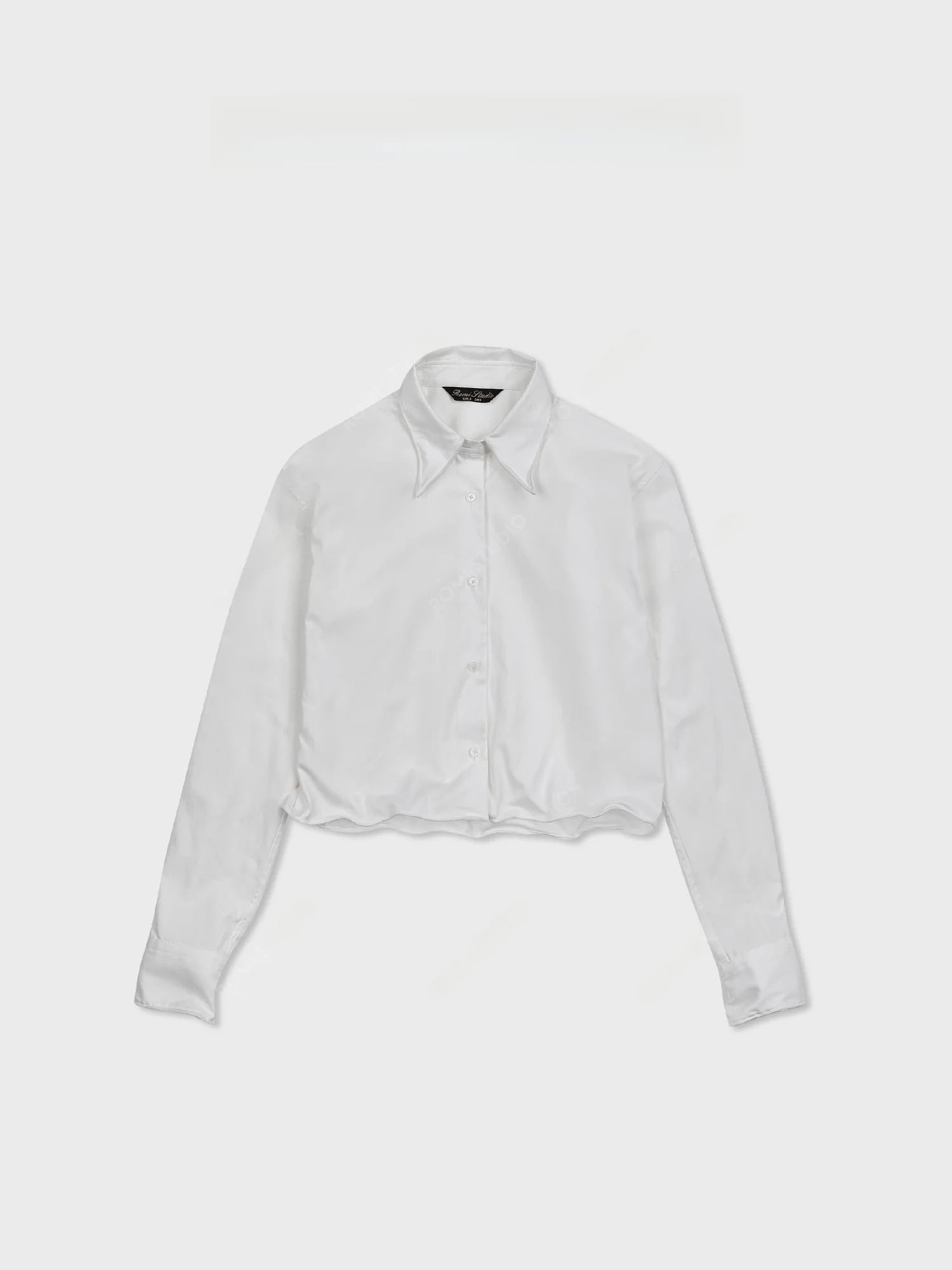 

mat Casual Light Fermentation Cotton Aluminum Wire Collar Straight irt RWCWSG7052 Women's Skin-friendly Breathable L...