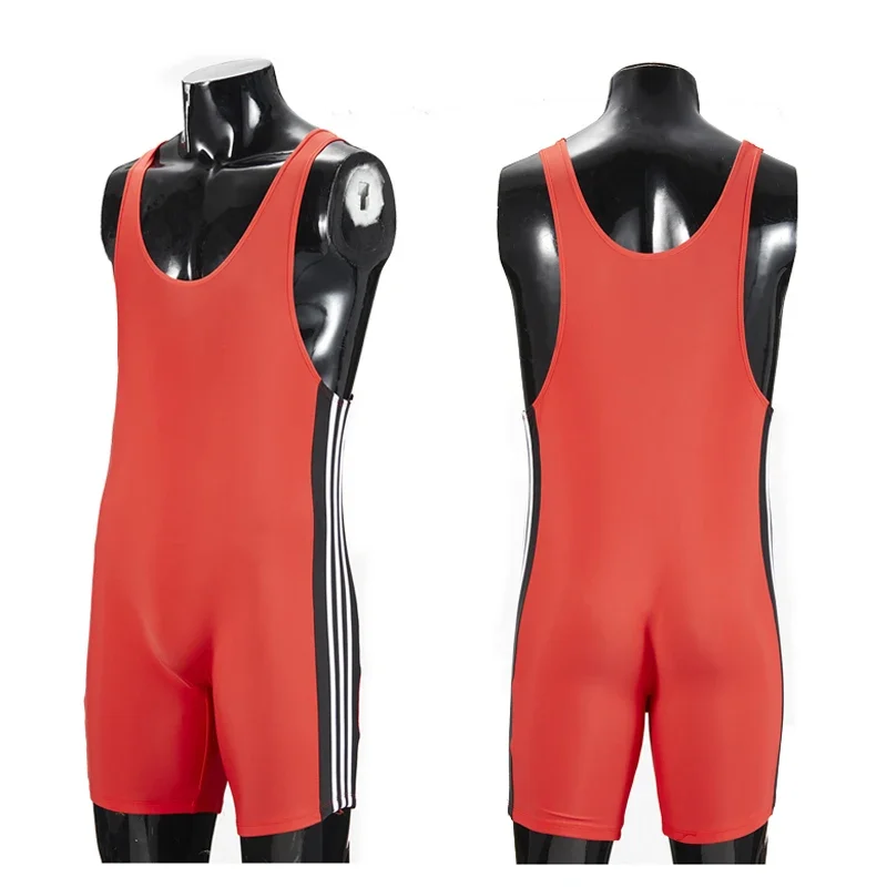 New Adult Children Weight Lifting Suit Training Competition Wrestling Suit Weight Lifting Suit Men Heavy Lifting Suits Training