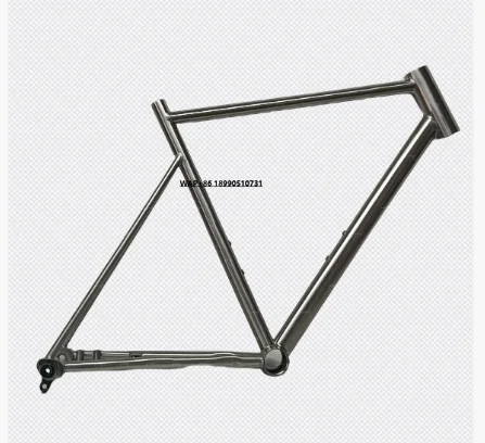 

52mm Headset Size Fully Integrated Cable Titanium Bicycle Frame