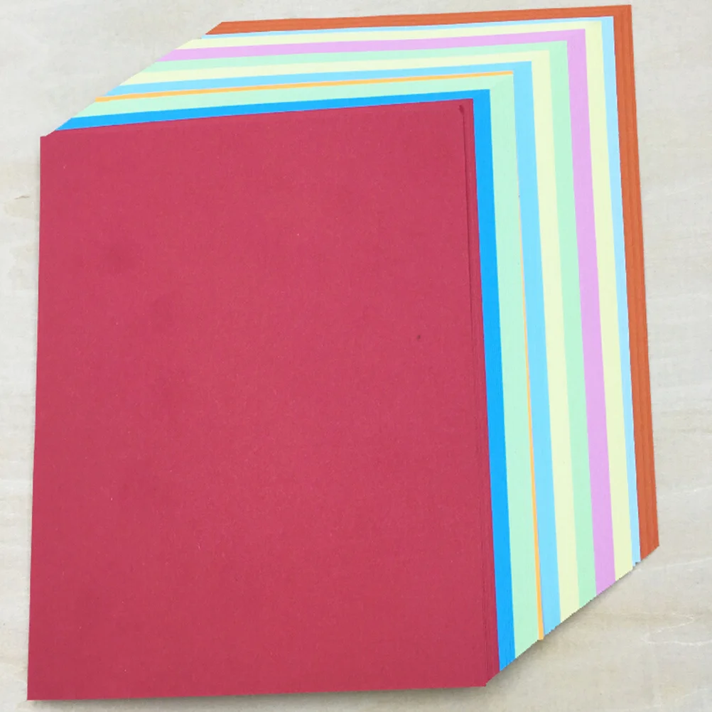 100Pcs Double Sided Origami Paper Premium Quality 20x20cm Square Sheets Colorful Bright Colors DIY Arts Crafts