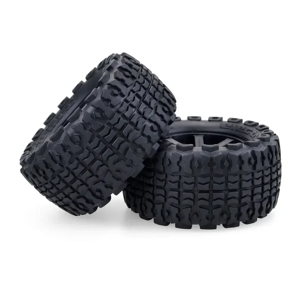 4PCS 110mm RC Short Course Desert Truck Wheel Rim Tire Set 12mm Hub Hex for 1/10 RC Trxs Remote Control Truggy