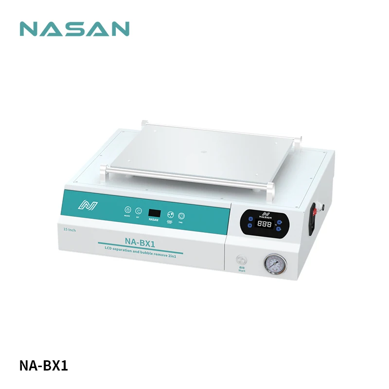 NASAN NA-BX1 15นิ้ว Bubble Remover และแยกหน้าจอ LCD สำหรับโทรศัพท์ Touch แก้ว Rempair เครื่อง Air Compressor