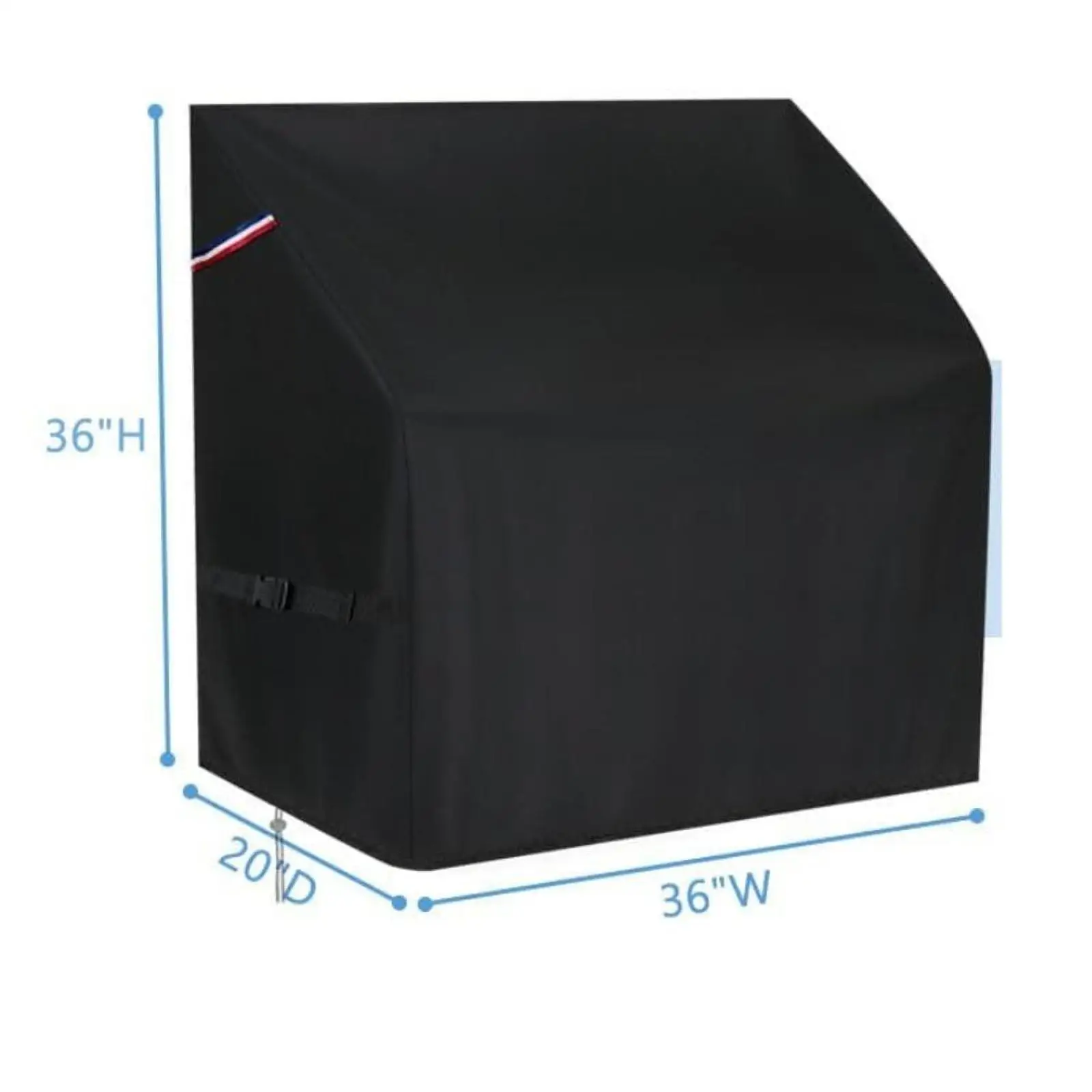 

Outdoor Yacht Boat Seat Cover Foldable Weather Resistant Marine Chair Protection Boating Accessory for Recreational Boats