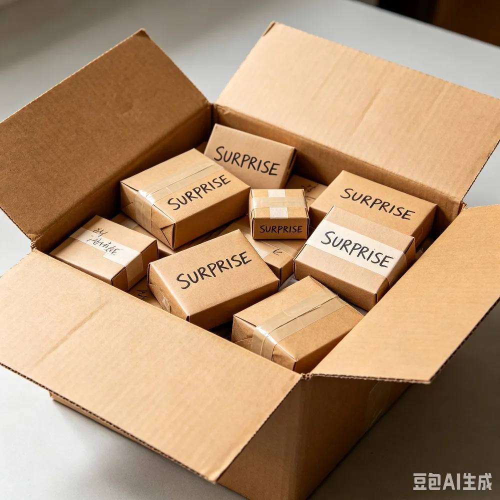 2 Pack Premium Curated Surprise Gift Boxes Exclusive Random Assorted Daily Necessities Mystery Bundle