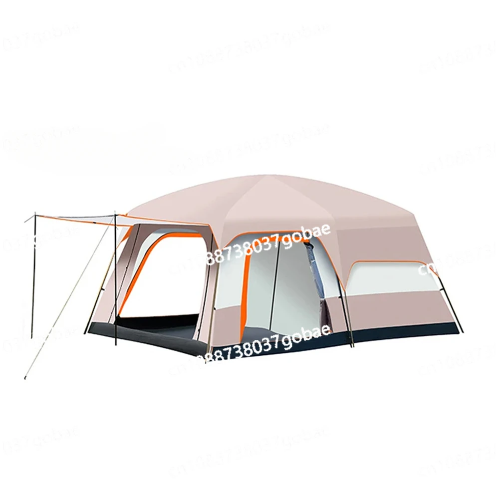 

Two Rooms and One Living Room Tent Outdoor Portable Folding Family Camping Field Trip Camping Thickened Sun Protection Canopy
