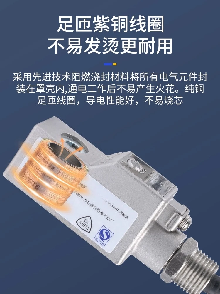 Electromagnetic Valve Solenoid Valve 4M210-08/4M310-10 Surface Mount CT6 Explosion-Proof Reversing Valve 24V