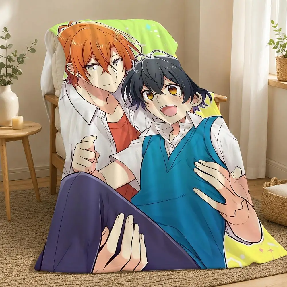 

Sasaki and Miyano Anime Throw 240g flannel blanket, suitable for sofas, beds, offices, exquisite gift blankets
