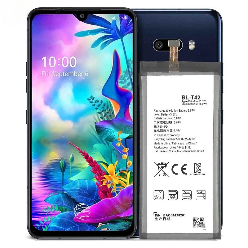جديد BL-T42 لبطارية LG V50 ThinQ V50S/G8X جديدة BL-T42 بطارية قابلة للاستبدال عالية الجودة BL-T42 + أدوات