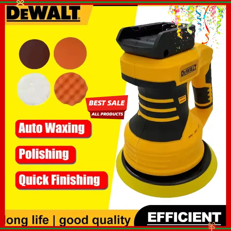

Dewalt 8 Gears Cordless Car Polisher Adjustable Auto Electric Waxing Sanding Sealing Glaze Tool Rechargeable 20V Battery