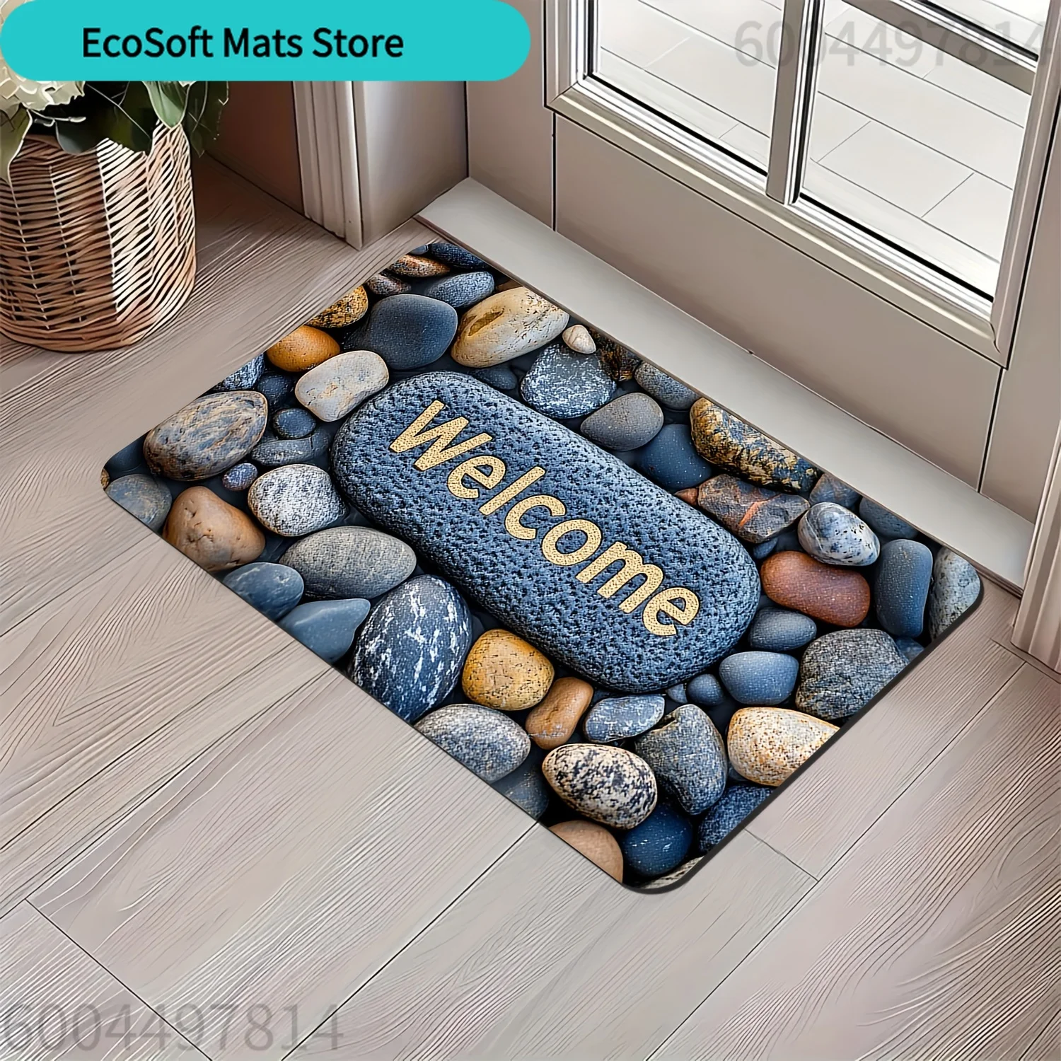 1Pc Pebble Welcome …