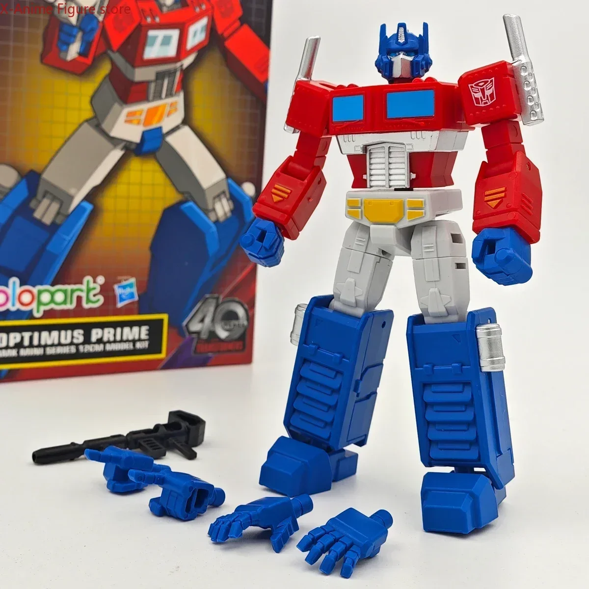 In Magazzino Giocattoli di Trasformazione OP G1 AMK Mini Serie 12 Centimetri Modello Kit di Montaggio Robot Anime Action Figures Modello Collezione Regalo