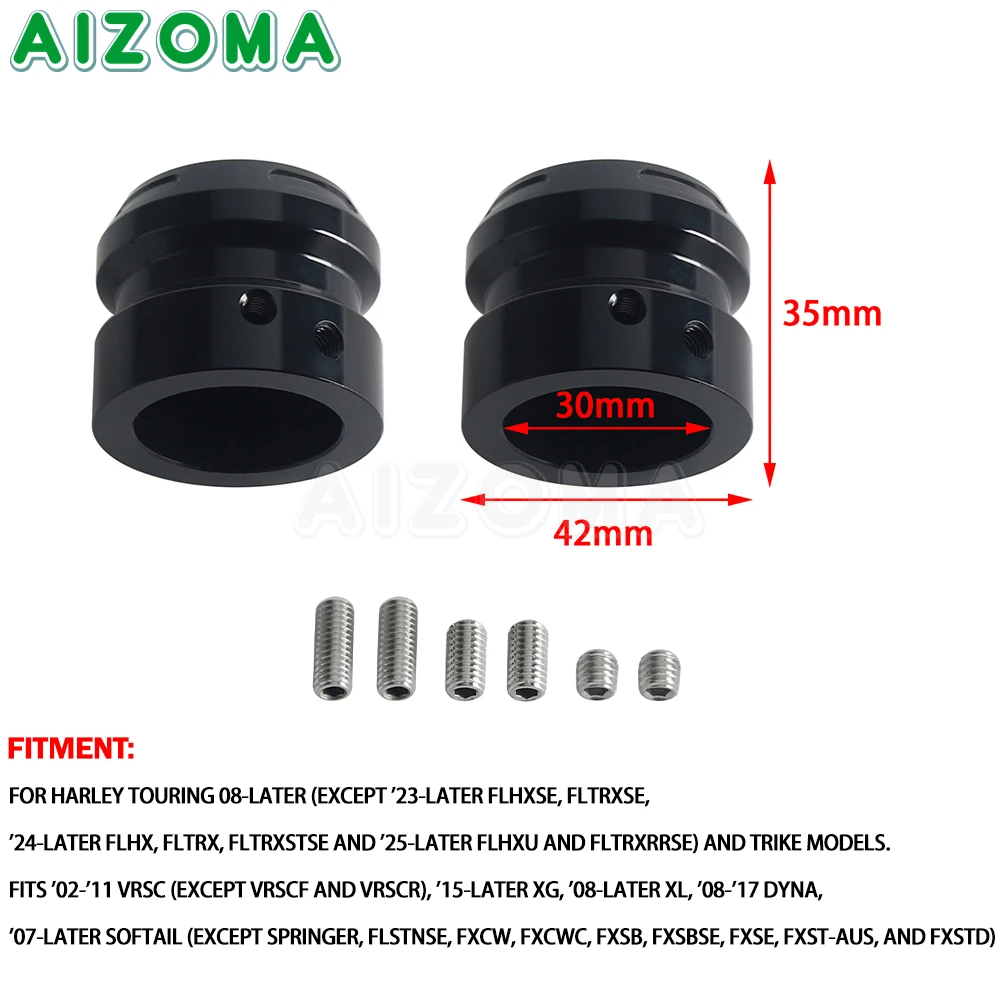 Front Axle Nut Caps For Harley Touring Dyna Softail 2008-Up Motorcycle CNC Aluminum Front Fork Axle Nut Cover Bolt Carbon Fiber