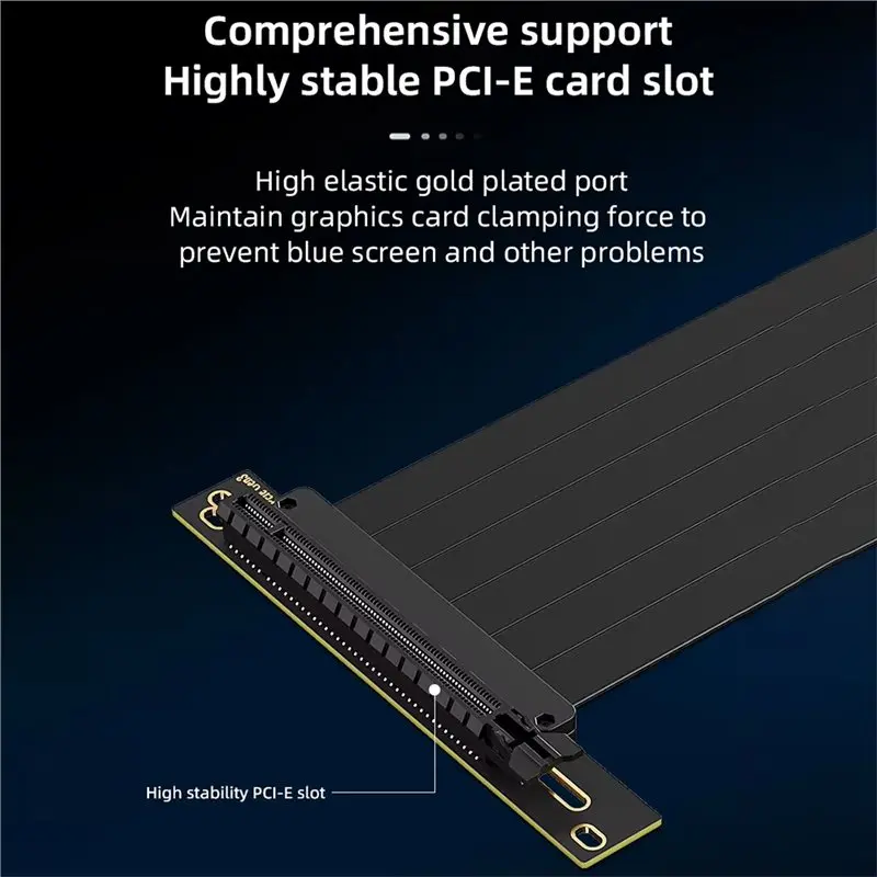[LXYA68Z!] Extension Cable For Graphics Card GPU Riser Cable Kit Pcie 3.0 X16 25Cm Vertical Mount Bracket For Gaming Computer Ca 5