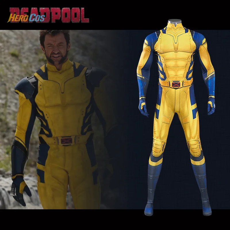 

Дэдпул 3, Росомаха, карнавальный костюм, 3D комбинезон, Хэллоуин, Рождество, ролевая игра, мужчины, HERO Cos