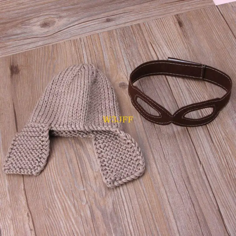 W3JF Dễ Thương Lực Lượng Không Quân Nón Ngộ nghĩnh Trang Trí Quốc cho Bé Cosplay Hình Đạo Cụ Mũ Dệt Kim Balo Mũ Phong Cách