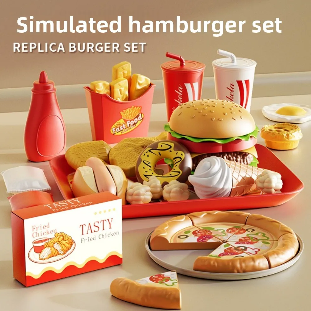 Simulation Make Kitchen Set Interactive Design Play Props Pretend Play Food Pretend Cooking Accessories Set Montessori