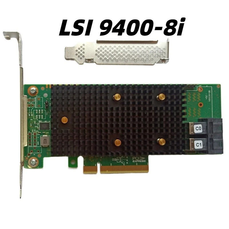 

LSI 9400-8i External HBA Card SAS3408 RAID Controller for Disk Array