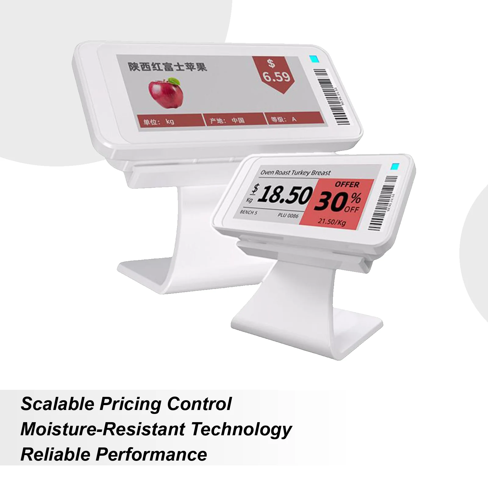 

Беспроводная бирка с электронными чернилами, беспроводная магнитная электрическая интеллектуальная сигнализация управления, редактируемый экран с электронной бумагой для офисов, ресторана, в помещении