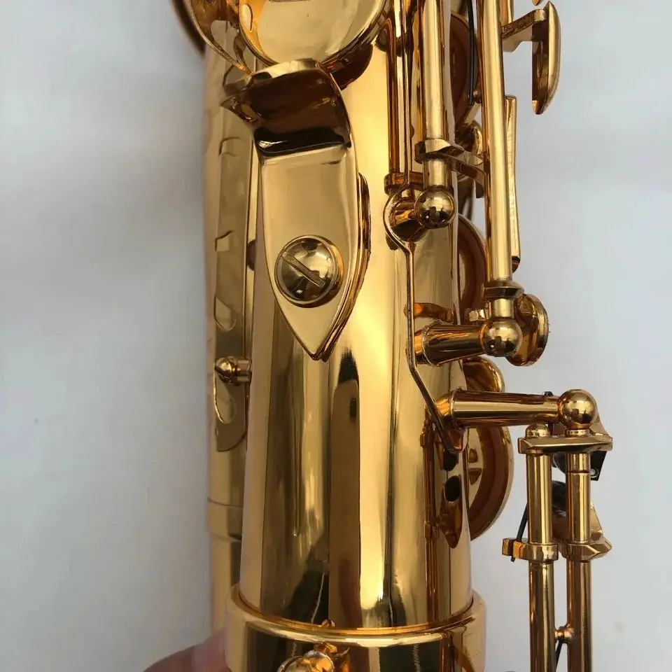 Classic original type 54 E-flat professional alto saxophone brass gold-plated upgrade color abalone button Alto sax instrument