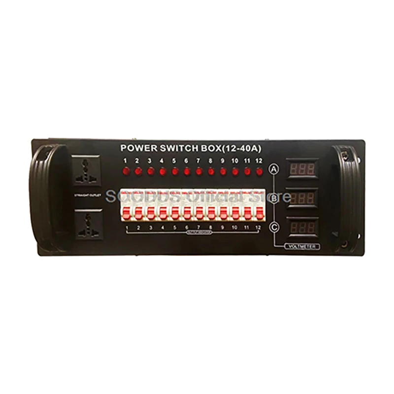 

Dimming Console Stage Light Power Switch Box Professional Direct 12*6KW Box Stage Light Photoelectric Distribution Box for Party