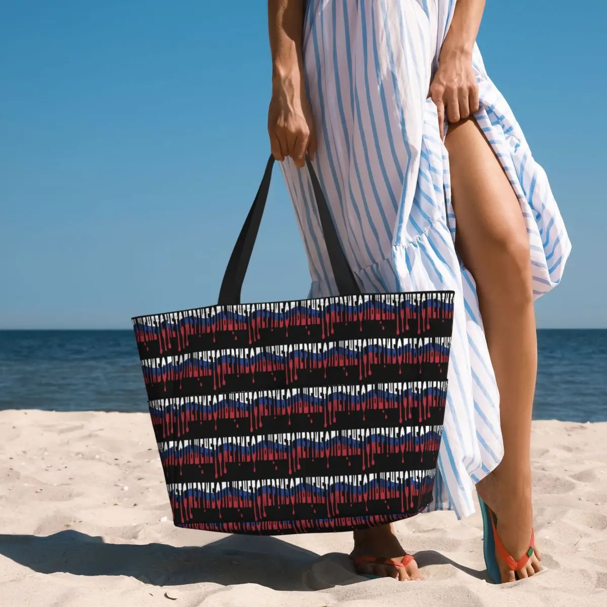 

IC3PEAK Death No More Beach Tote Bag Sport Gym Yoga Duffle Large Tote Bag Women Travel Bag Fitness bag