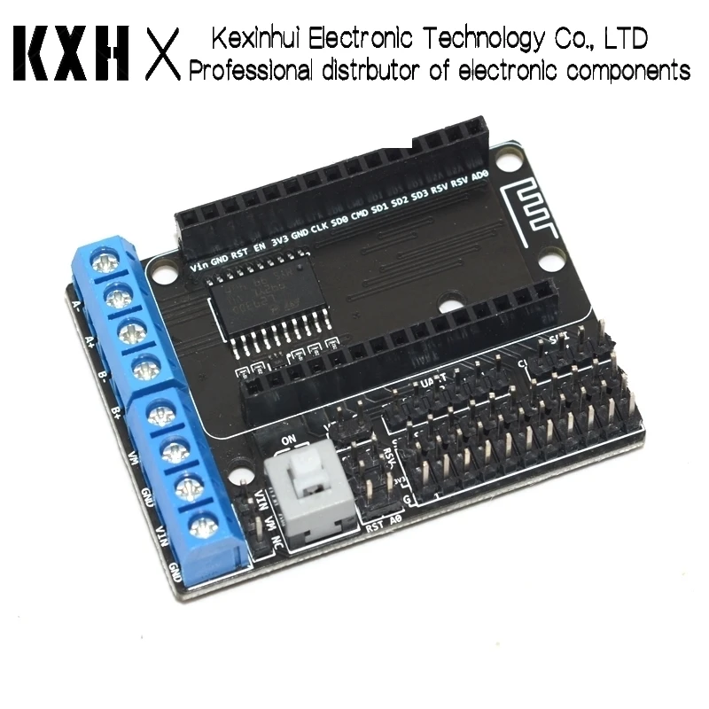 NodeMCU موتور درع مجلس L293D ل ESP-12E من ESP8266 esp 12E عدة لتقوم بها بنفسك لعبة تعمل بالريموت واي فاي rc سيارة ذكية التحكم عن بعد لاردوينو