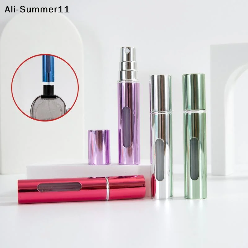【A6L】8/10ml Refillable Perfume Bottle With Spray Scent Pump Portable Travel Empty Cosmetic Containers Mini Spray Atomizer Bottle