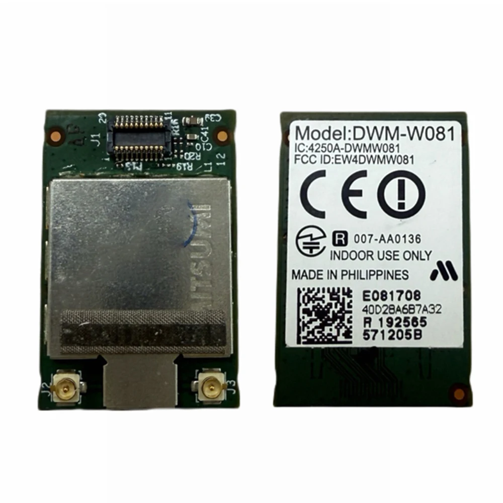 Piezas originales de placa de circuito de módulo WIFI inalámbrico Mic-a2 para controlador de mando WII U reemplazo de placa Wifi Bluetooth
